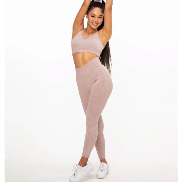 ETHOS ribbed leggings sz S - Picture 3 of 9